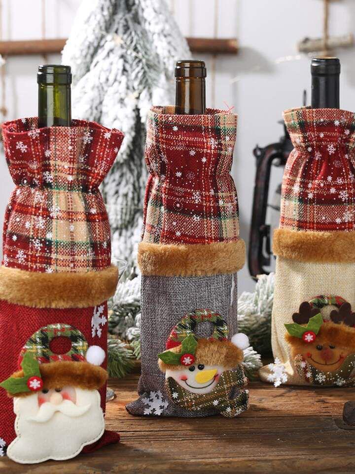 Christmas Wine Bottle Cover - Image 2