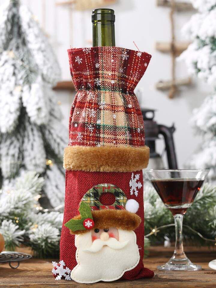 Christmas Wine Bottle Cover - Image 5
